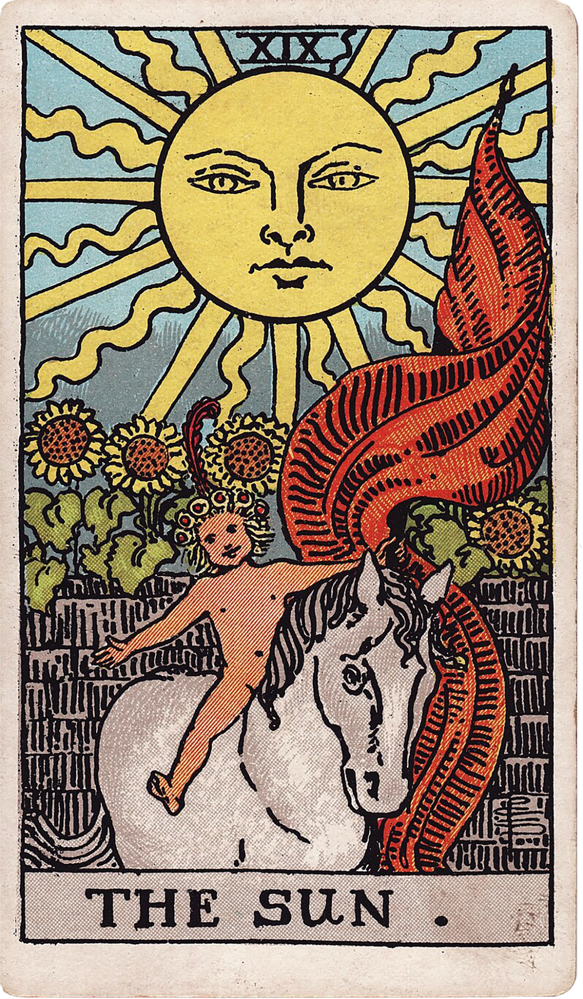 The Sun Tarot card
